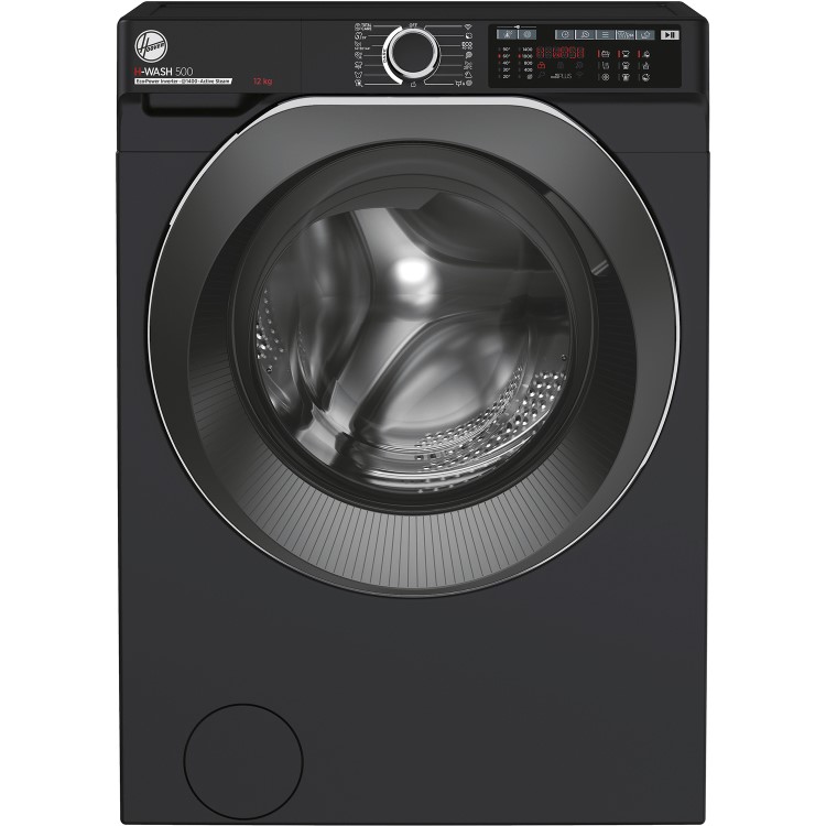 Hoover H-Wash 500 12kg Freestanding Washing Machine - Black