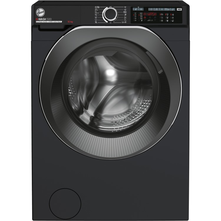 Hoover HW610AMBCB/1-80 H-Wash 500 10kg Freestanding Washing Machine - Black