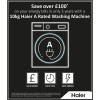 Haier i-Pro Series 7 8kg Washing Machine - White