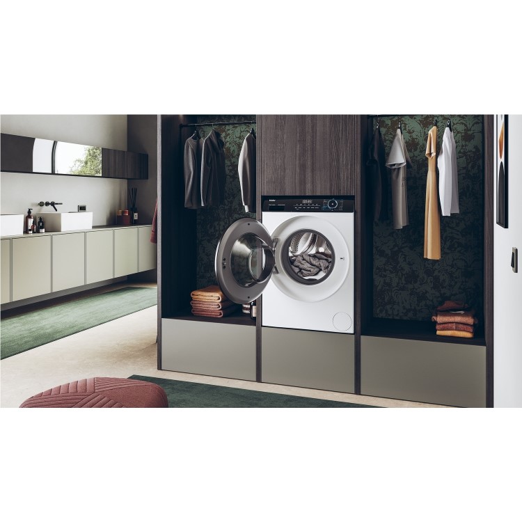Refurbished Haier 939 iPro Series 3 HW90-B14939 Freestanding 9KG 1400 Spin Washing Machine White