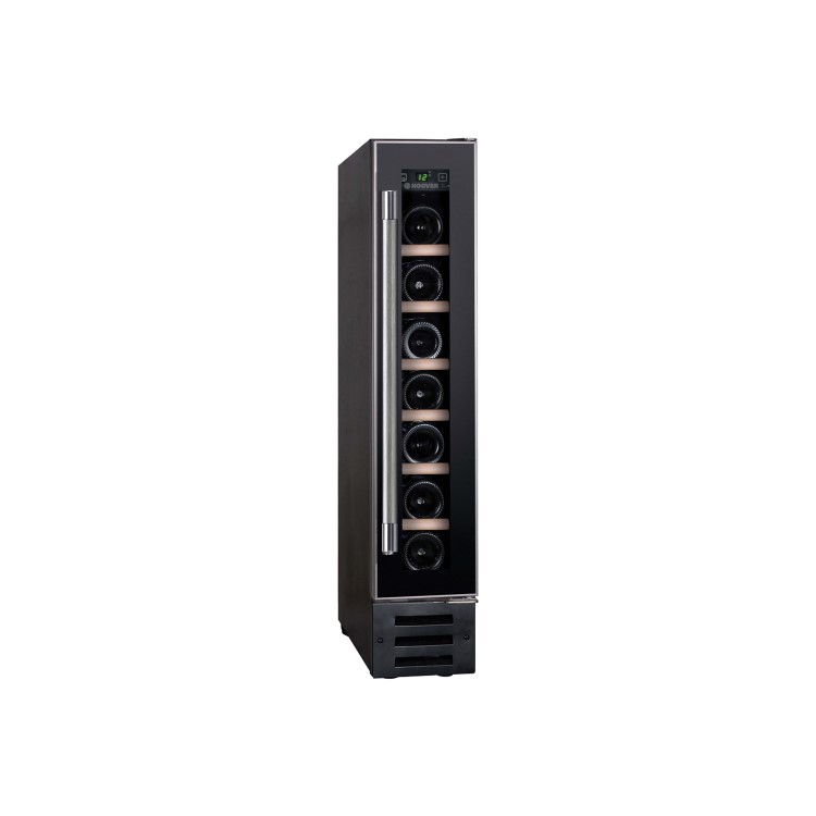 Hoover HWCB15UK 15cm Wide 7 Bottle Wine Cooler - Black