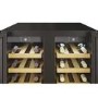 Hoover 38 Bottle Capacity Dual Zone 60cm Freestanding Wine Cooler - Black