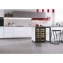 Hoover 38 Bottle Capacity Dual Zone 60cm Freestanding Wine Cooler - Black