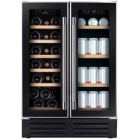 Hoover 38 Bottle Capacity Dual Zone Wine Cooler - Black Hoover 38 Bottle Capacity Dual Zone Wine Cooler - Black
