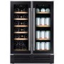 Hoover 38 Bottle Capacity Dual Zone Wine Cooler - Black