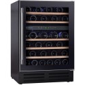HWCB60UK/N Hoover 46 Bottle Capacity Dual Zone Freestanding Wine Cooler - Black