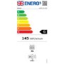 Refurbished Hoover HWCB60UK/N 46 Bottle Dual Zone Built in Wine Cooler Black