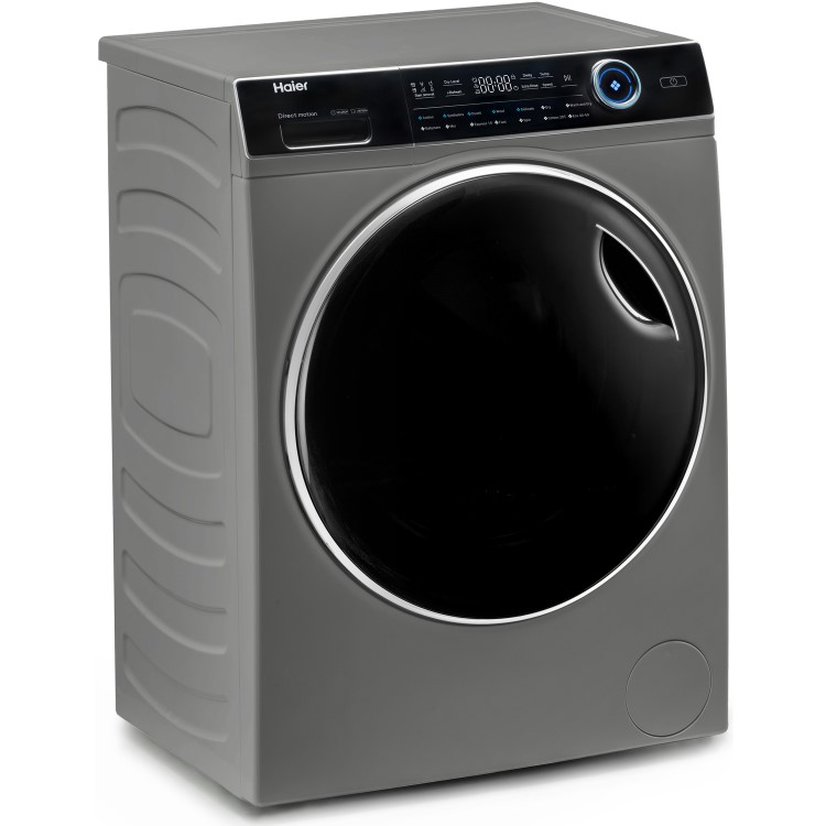 Refurbished Haier HWD100-B14979S Freestanding 10/6KG 1400 Spin Washer Dryer Graphite