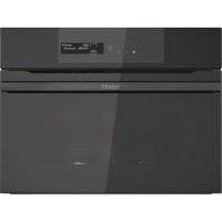 Refurbished Haier Series 6 HWO45NB2B0B1 Built In 34L 900W Combination Microwave Oven Black