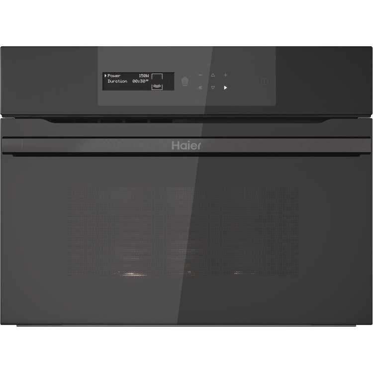 Refurbished Haier Series 6 HWO45NB2B0B1 Built In 34L 900W Combination Microwave Oven Black