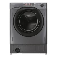 Refurbished Haier Series 4 HWQ90B416FWBR-UK Integrated 9KG 1600 Spin Washing Machine Graphite