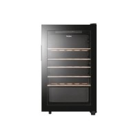 Refurbished Haier HWS33GG Freestanding 33 Bottle Single Zone Wine Cooler Black