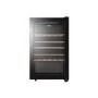 Refurbished Haier HWS33GG Freestanding 33 Bottle Single Zone Wine Cooler Black