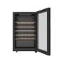 Refurbished Haier HWS33GG Freestanding 33 Bottle Single Zone Wine Cooler Black