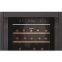 Haier 77 Bottle Capacity Dual Zone Freestanding Wine Cooler - Black
