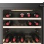 Haier 77 Bottle Capacity Dual Zone Freestanding Wine Cooler - Black