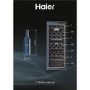 Haier 77 Bottle Capacity Dual Zone Freestanding Wine Cooler - Black