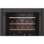 Haier 77 Bottle Capacity Dual Zone Freestanding Wine Cooler - Black