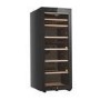 Haier 77 Bottle Capacity Dual Zone Freestanding Wine Cooler - Black
