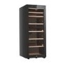 Haier 77 Bottle Capacity Dual Zone Freestanding Wine Cooler - Black