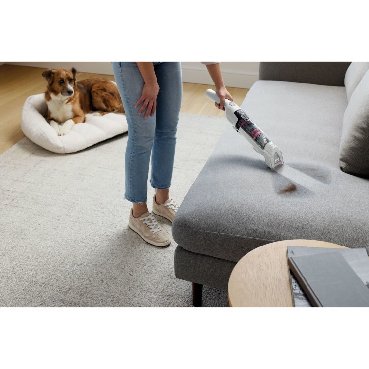 Shark HX100UKT Stainforce Cordless Handheld Vacuum Cleaner. Lightweight portable and powerful with pet hair tool