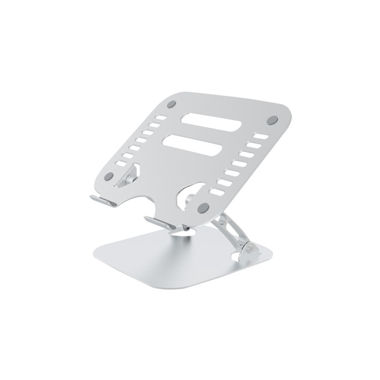 Prevo Aluminium Alloy Laptop Stand Fit Devices from 11-17 Inches Non-Slip Silicone Height and Angle Adjustable