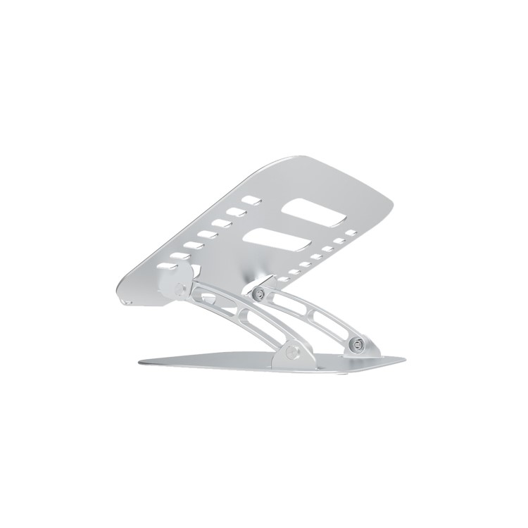Prevo Aluminium Alloy Laptop Stand Fit Devices from 11-17 Inches Non-Slip Silicone Height and Angle Adjustable