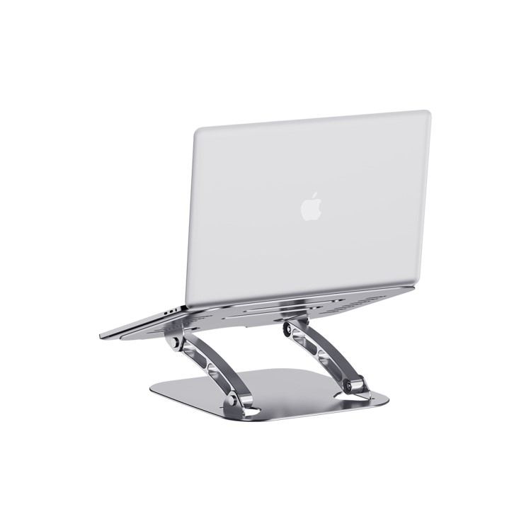 Prevo Aluminium Alloy Laptop Stand Fit Devices from 11-17 Inches Non-Slip Silicone Height and Angle Adjustable