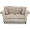 Helmsdale Pewter Fabric 2 Seater Sofa - Includes 2 Cushions