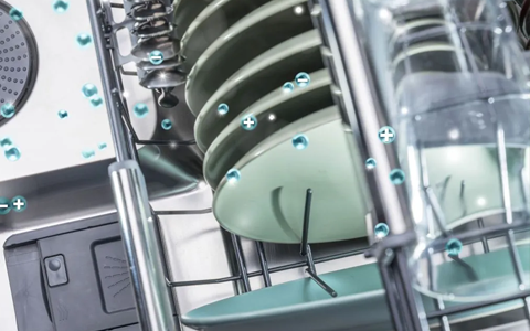 Hygienic Dishwasher.