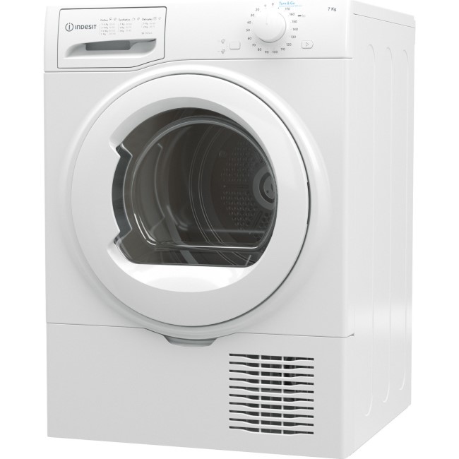 Indesit 7kg Freestanding Condenser Tumble Dryer - White