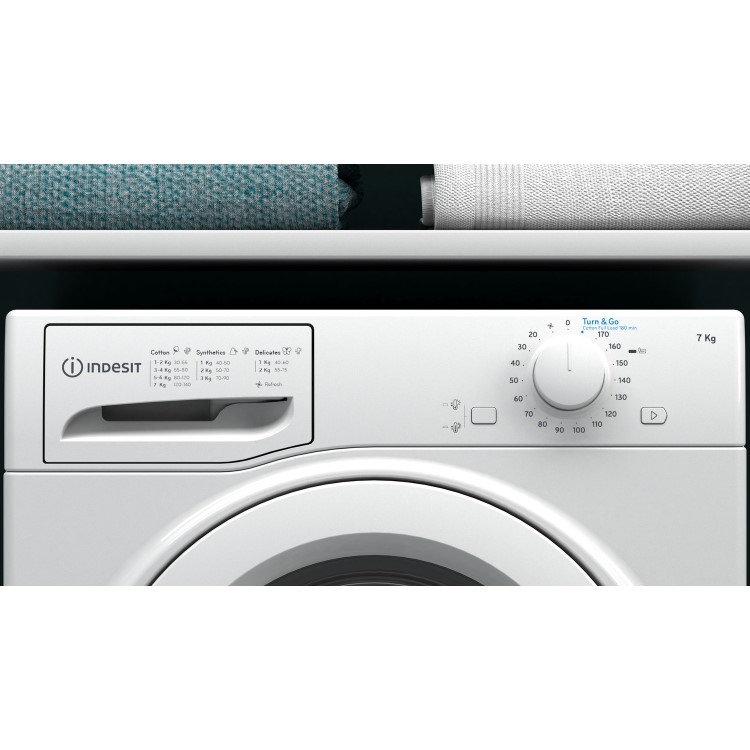 Indesit 7kg Freestanding Condenser Tumble Dryer - White
