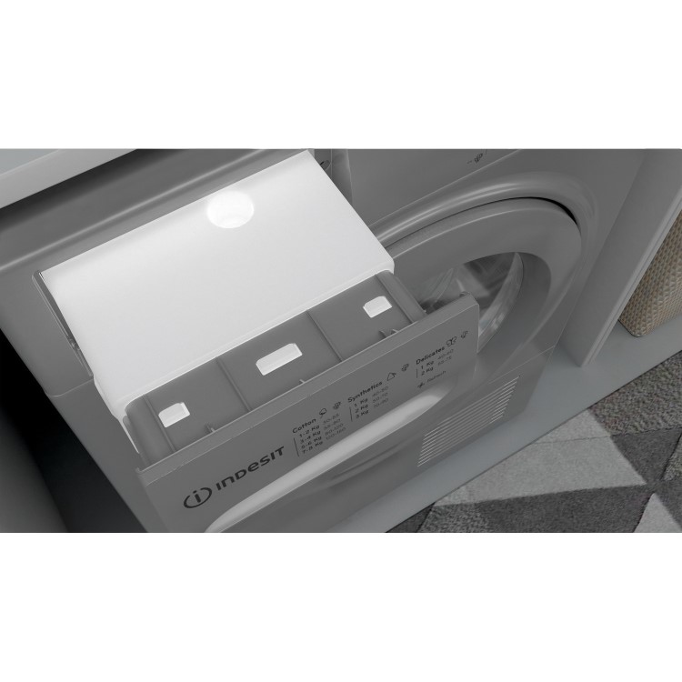 Refurbished Indesit I2D81SUK Freestanding Condenser 8KG Tumble Dryer Silver