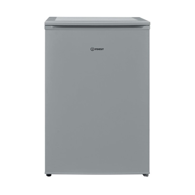 Refurbished Indesit I55RM1120SUK Freestanding 135 Litre Under Counter Fridge Silver