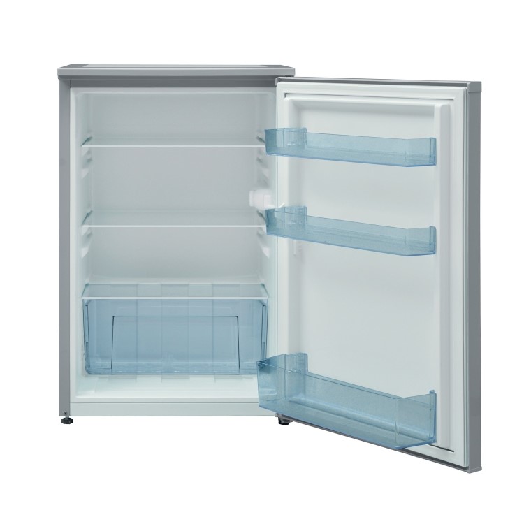 Refurbished Indesit I55RM1120SUK Freestanding 135 Litre Under Counter Fridge Silver