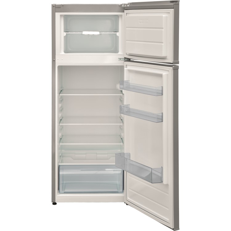 INDESIT I55TM4110X 213 Litre Freestanding Fridge Freezer Top Mount 80/20 Split Low Frost 55cm Wide - Stainless Steel