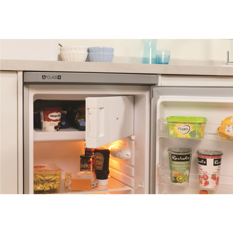 Indesit TFAA10 Upright Freestanding Fridge with Ice Box - White