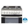 Indesit I5GSH1X 50cm Dual Fuel Cooker - Stainless Steel