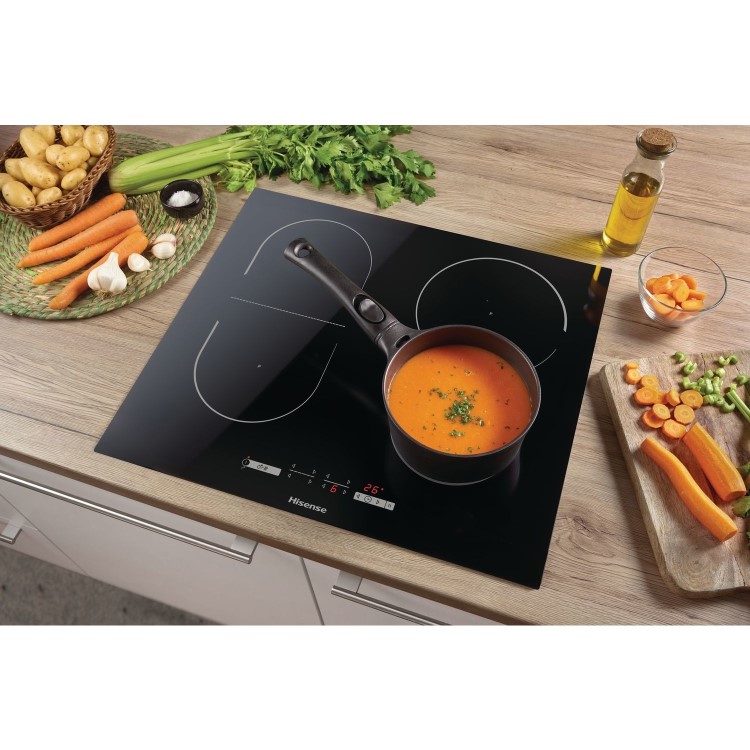 Hisense 60cm Touch Control 4 Zone Induction Hob With Bridge Zone