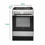 Refurbished Indesit I6G52X 60cm Single Built In Electric Oven