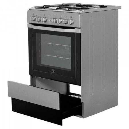 Refurbished Indesit I6G52X 60cm Dual Fuel Cooker Stainless Steel