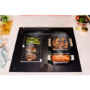 Neff N90 90cm Clear Glass Downdraft Hood - Black