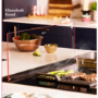 Neff N90 90cm Clear Glass Downdraft Hood - Black