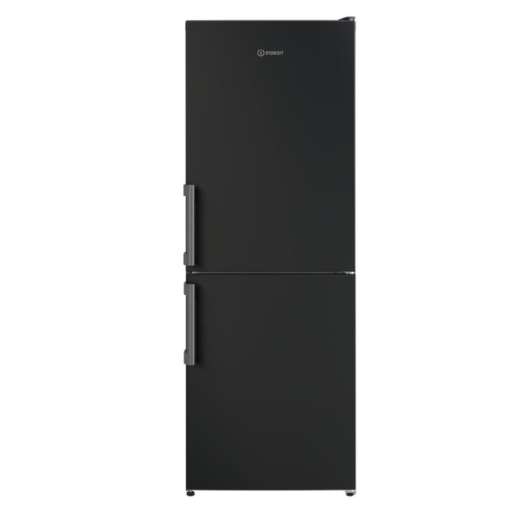 Refurbished Indesit IB55532BUK Freestanding 229 Litre 50/50 Low Frost Fridge Freezer Black