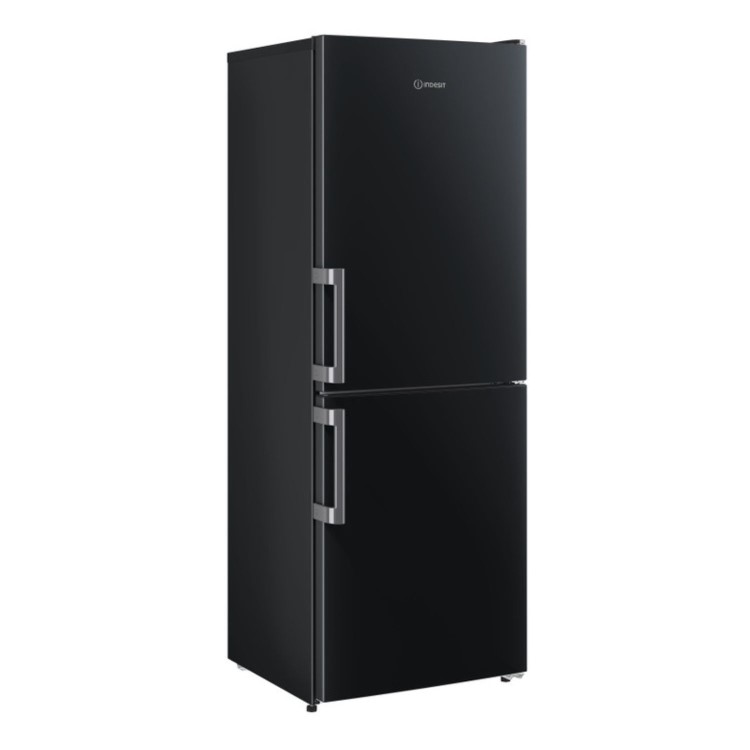 Refurbished Indesit IB55532BUK Freestanding 229 Litre 50/50 Low Frost Fridge Freezer Black