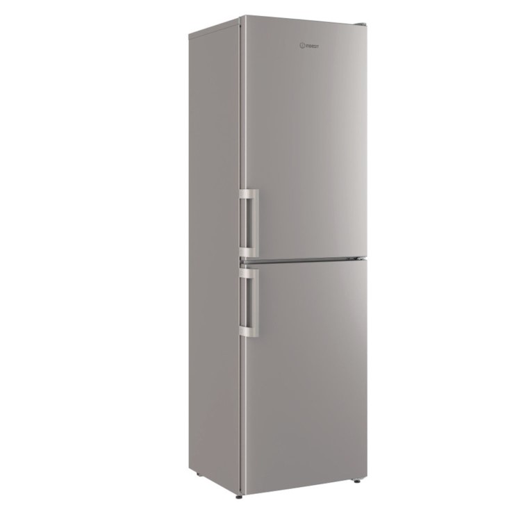 Refurbished Indesit IB55732SUK Freestanding 287 Litre 50/50 Low Frost Fridge Freezer Silver