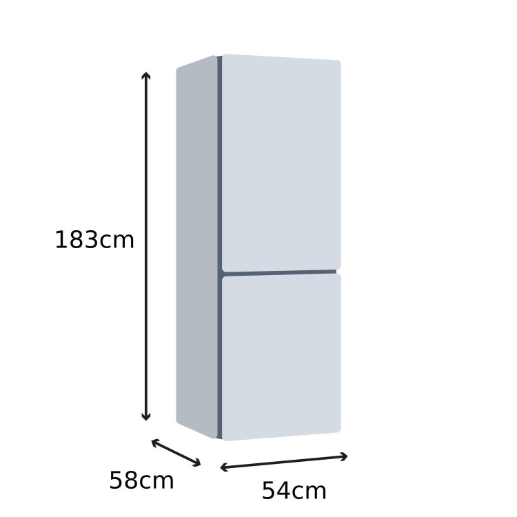 Refurbished Indesit IB55732WUK Freestanding 287 Litre 50/50 Low Frost Fridge Freezer White