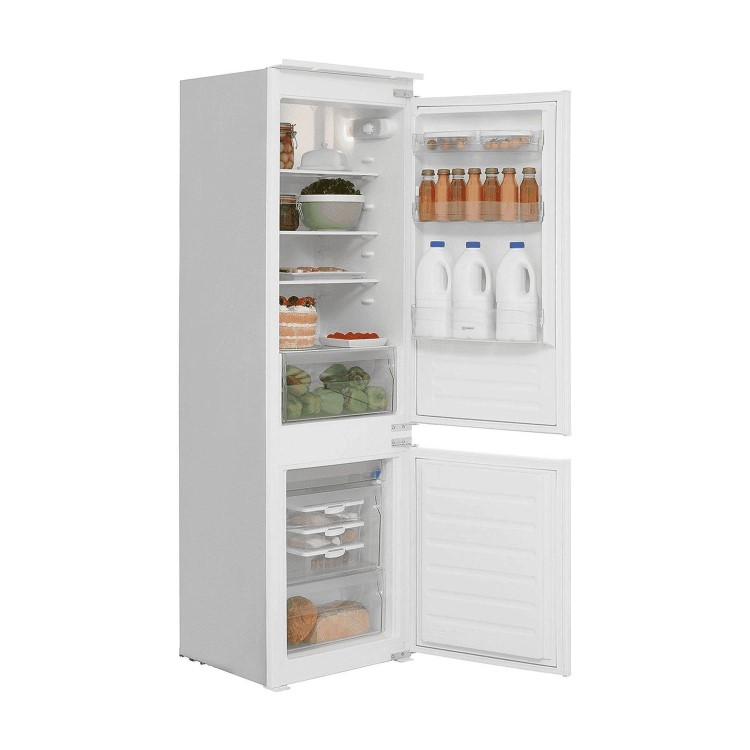 Refurbished Indesit IB7030A1DUK1 Integrated 273 Litre 70/30 Fridge Freezer White