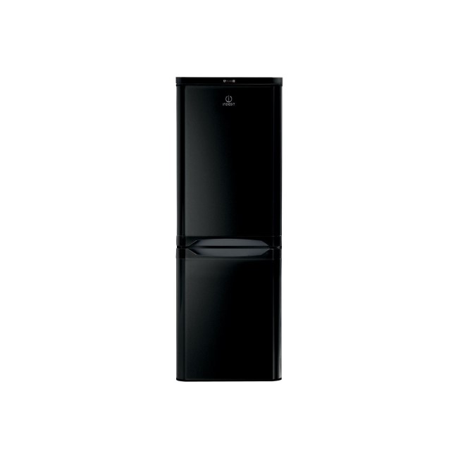 INDESIT IBD5515B 206 Litre Freestanding Fridge Freezer 60/40 Split  55cm Wide - Black