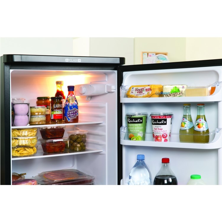 INDESIT IBD5515B 206 Litre Freestanding Fridge Freezer 60/40 Split  55cm Wide - Black